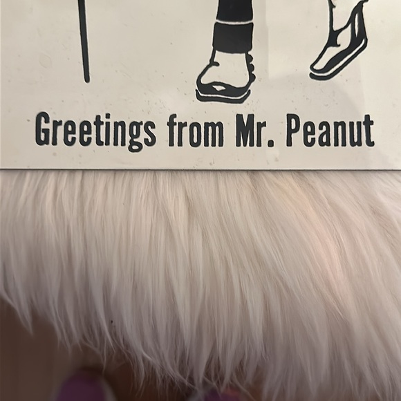 Vintage Mr. Peanut Porcelain (Enamel) Advertising Sign by Ande Rooney™️ - Picture 10 of 14